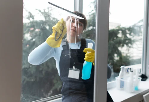 Nettoyage de vitres intérieures et extérieures à Pers-Jussy